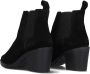 Lina Locchi Chelsea boots Dames Laarzen Damesschoenen Suède Glitter L1207 Zwart - Thumbnail 4