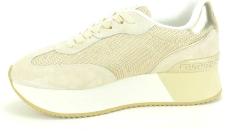 Liu Jo Beige Combi Runner Sneakers Beige Dames