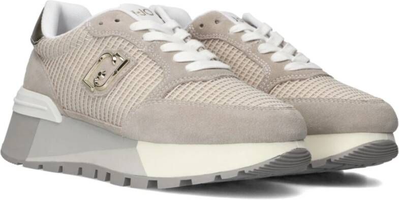 Liu Jo Beige Lage Chunky Sneakers Beige Dames