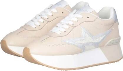 Liu Jo Beige Sneakers Elegant Stijl Beige Dames