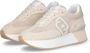 Liu Jo Sportieve Suède Sneakers met Mesh Details Beige Dames - Thumbnail 10