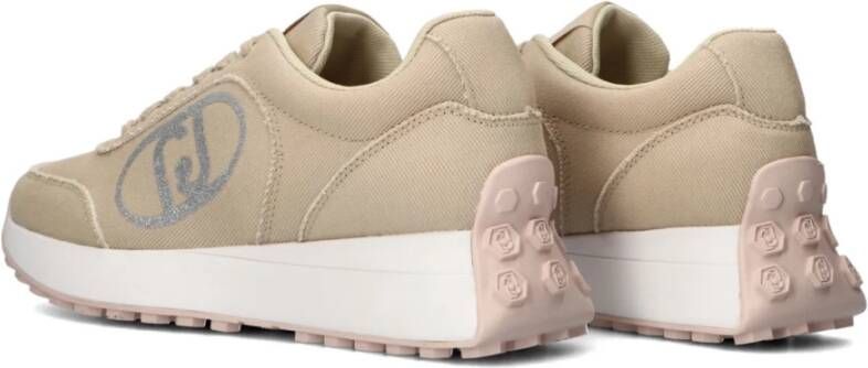 Liu Jo Beige Stijlvolle Sneakers voor Vrouwen Beige Dames