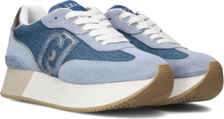 Liu Jo Blauwe Dreamy 02 Lage Sneakers Blue Dames