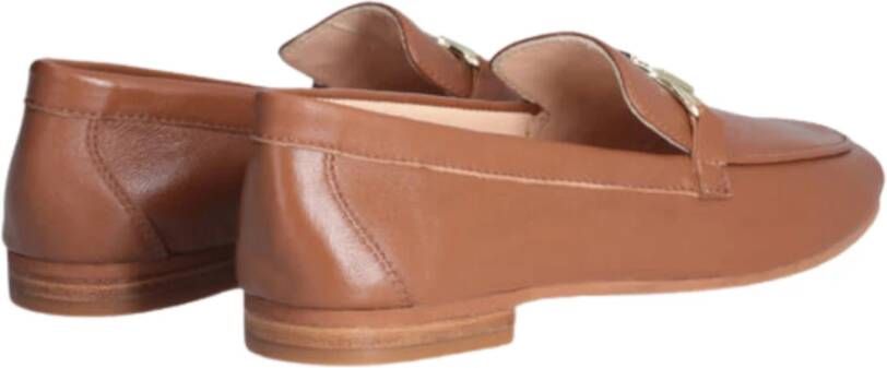 Liu Jo Bruine Platte Gesp Mocassin Schoenen Brown Dames