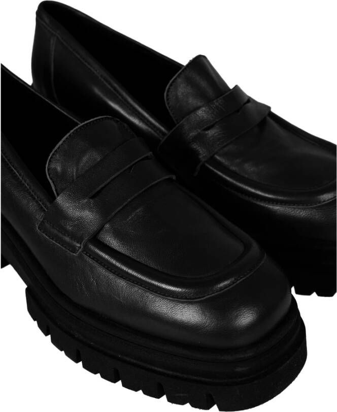 Liu Jo Comfortabele Instaploafers met Plateauzool Black Dames