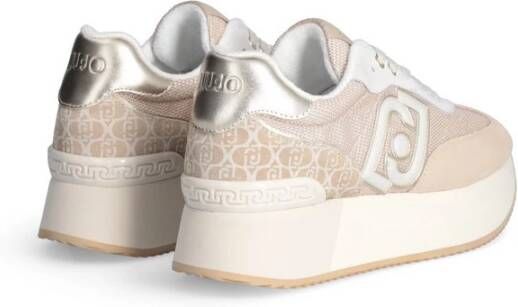 Liu Jo Dreamy 02 savana suède mesh sneakers Beige Dames