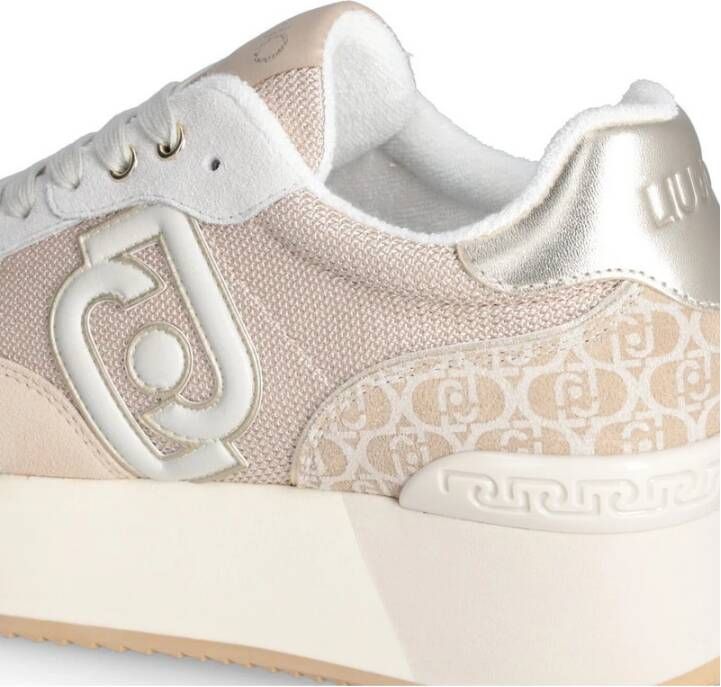 Liu Jo Dreamy 02 savana suède mesh sneakers Beige Dames