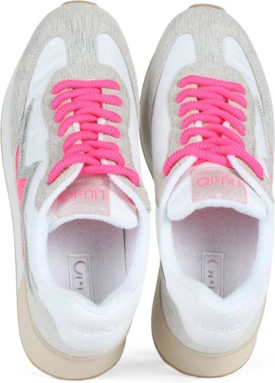Liu Jo Glitter Platform Sneakers White Dames