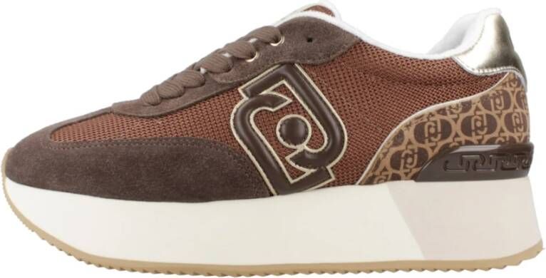 Liu Jo Dromerige Sneakers Brown Dames