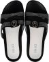 Liu Jo Slipper-stijl Sandalen met Origineel Ontwerp en Sprankeling Black Dames - Thumbnail 3