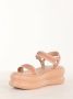 Liu Jo Platte sandalen met strass-applicaties Roze Dames - Thumbnail 3