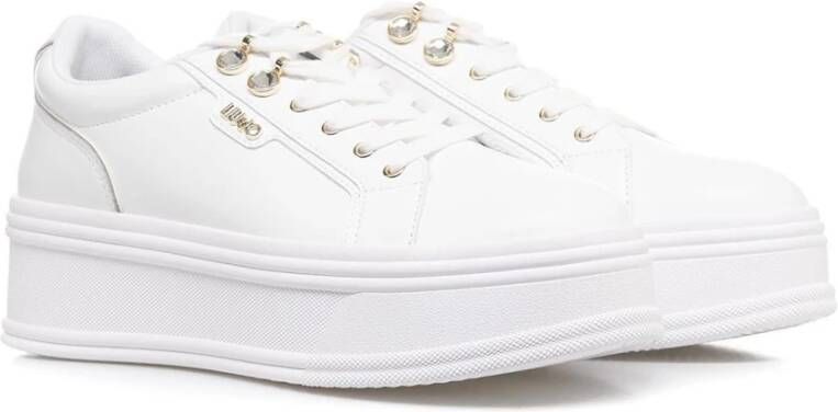 Liu Jo Glamoureuze Platform Sneaker Selma 11 White Dames