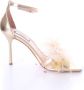 Liu Jo Hoge kwaliteit leren hoge hak sandalen Beige Dames - Thumbnail 4