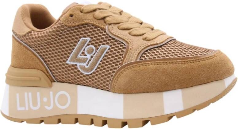 Liu Jo Hamming Sneaker voor een trendy look Brown Dames