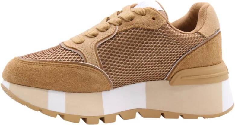 Liu Jo Hamming Sneaker voor een trendy look Brown Dames