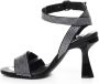 Liu Jo Strass-versierde Hoge Hak Sandalen Zwart Dames - Thumbnail 4