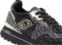 Liu Jo Dames Sneakers Maxi Wonder 01 Glitter Zwart - Thumbnail 43