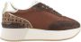 Liu Jo Hoge Top Dames Sneakers Synthetisch Brown Dames - Thumbnail 7