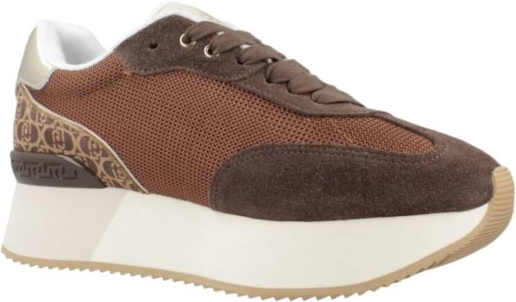 Liu Jo Hoge Top Dames Sneakers Synthetisch Brown Dames