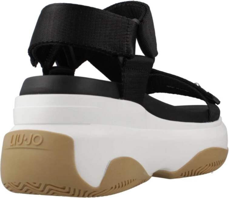 Liu Jo June Sandal Platte Sandalen Black Dames