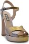 Liu Jo Kristine Hoge Hak Sandalen Yellow Dames - Thumbnail 2