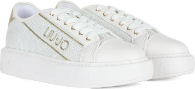 Liu Jo Kylie Sneakers van Stof en Eco-leer White Dames