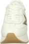 Liu Jo Witte Leren Sneakers met Gouden Details White Dames - Thumbnail 4