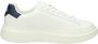 Liu Jo Witte leren vetersneakers met rubberen zool White Heren - Thumbnail 4