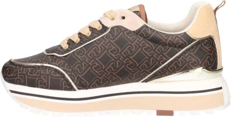 Liu Jo Lage Top Sneakers Brown Dames