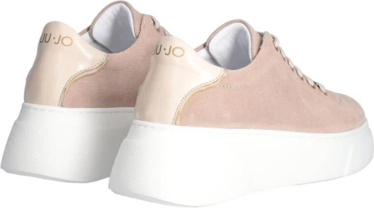 Liu Jo Lage Top Sneakers Pink Dames