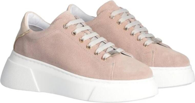 Liu Jo Lage Top Sneakers Pink Dames