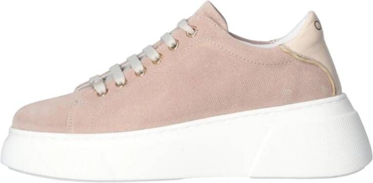 Liu Jo Lage Top Sneakers Pink Dames