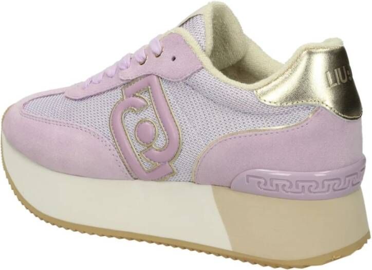 Liu Jo Lage Top Sneakers Purple Dames