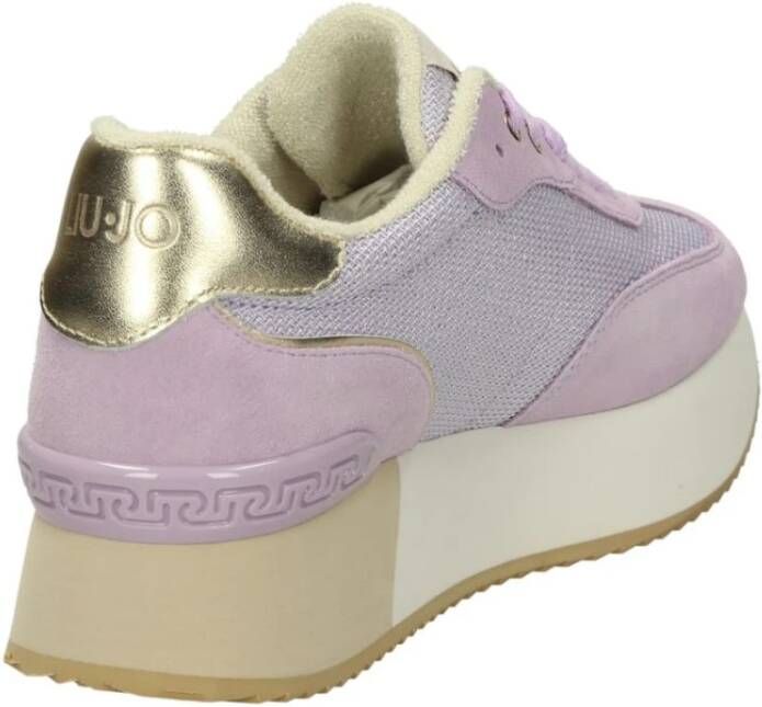 Liu Jo Lage Top Sneakers Purple Dames