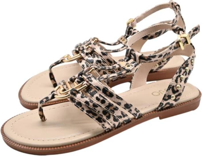 Liu Jo Leopard Sandal Sneakers Multicolor Dames