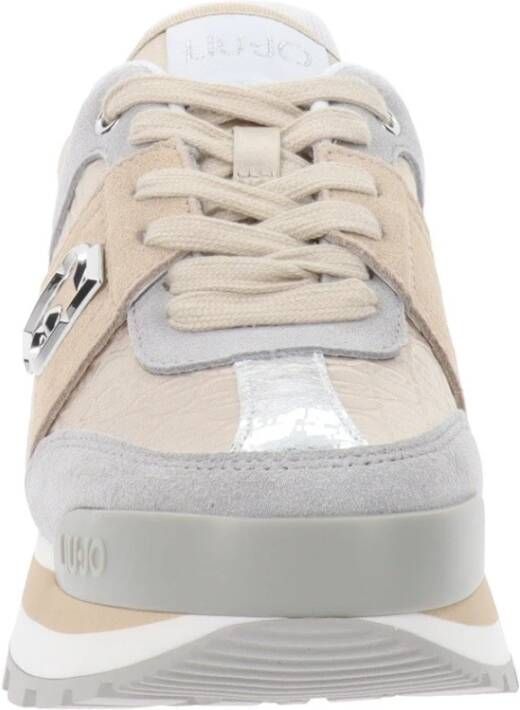 Liu Jo Leren en Stoffen Sneakers Gray Dames