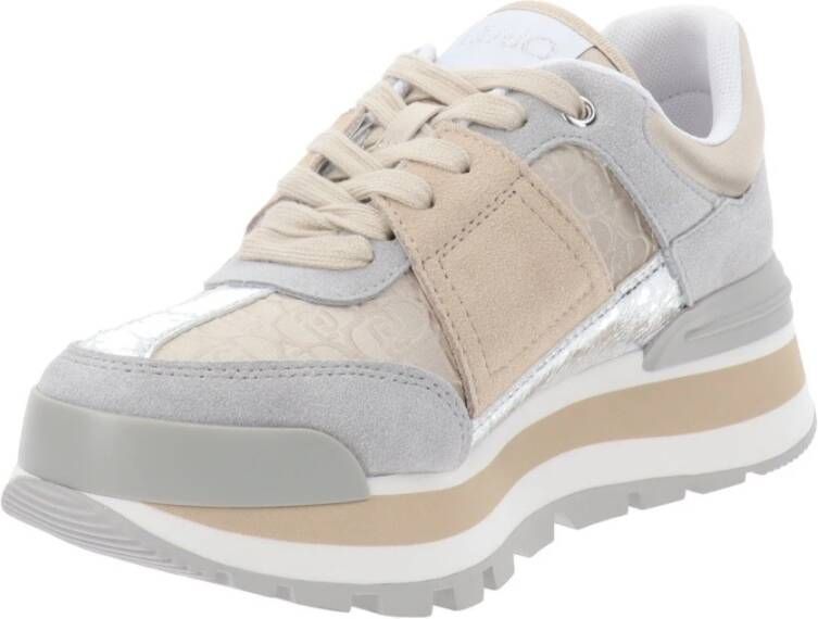 Liu Jo Leren en Stoffen Sneakers Gray Dames