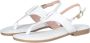 Liu Jo Leren Flip-Flop Sandaal voor Vrouwen White Dames - Thumbnail 2