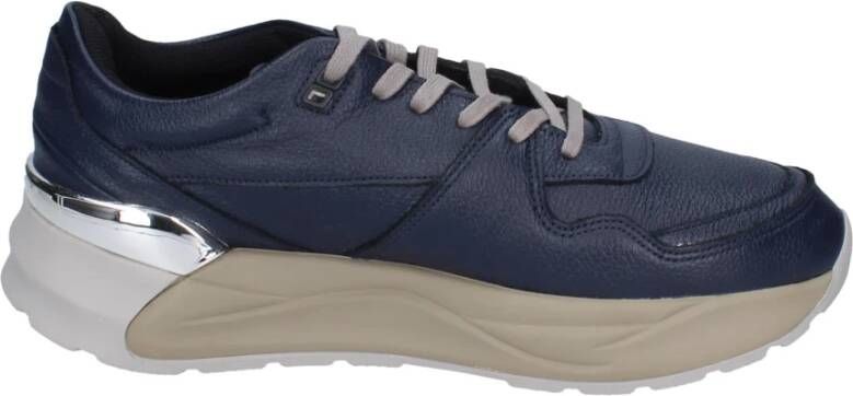 Liu Jo Leren Heren Sneakers Blue Heren