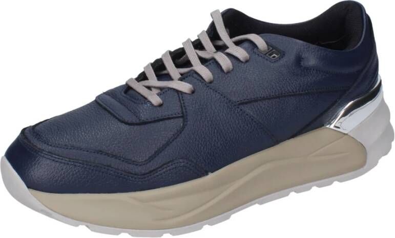 Liu Jo Leren Heren Sneakers Blue Heren