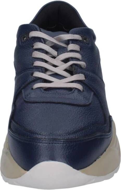 Liu Jo Leren Heren Sneakers Blue Heren