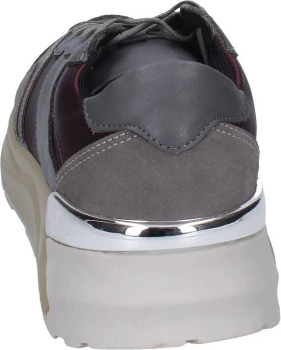 Liu Jo Leren Heren Sneakers Gray Heren