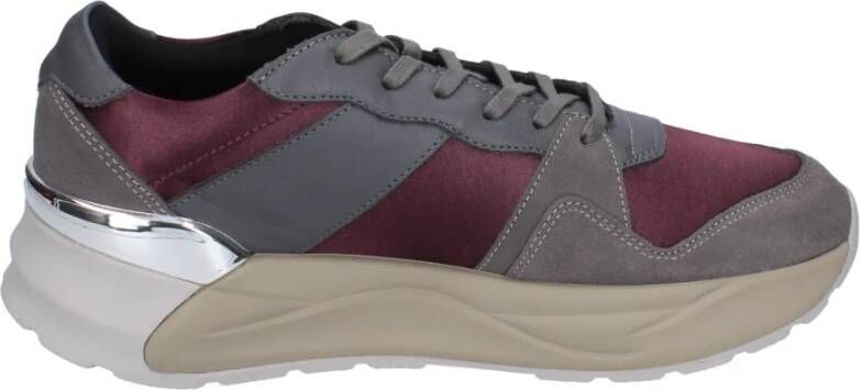 Liu Jo Leren Heren Sneakers Gray Heren