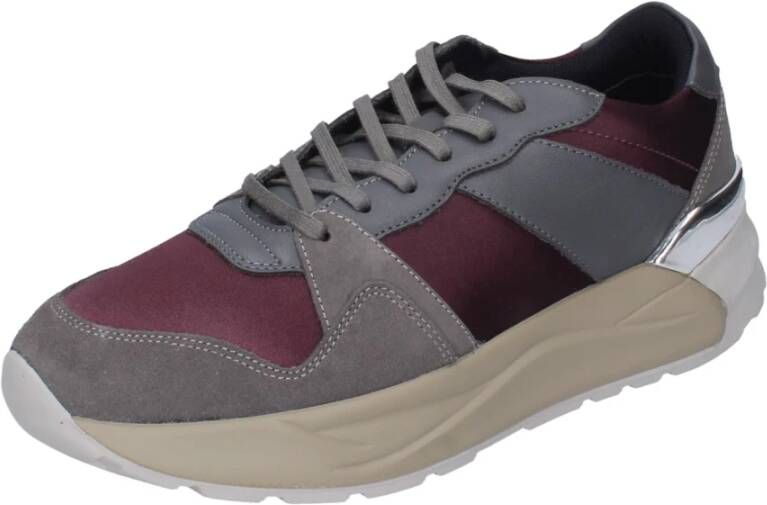 Liu Jo Leren Heren Sneakers Gray Heren