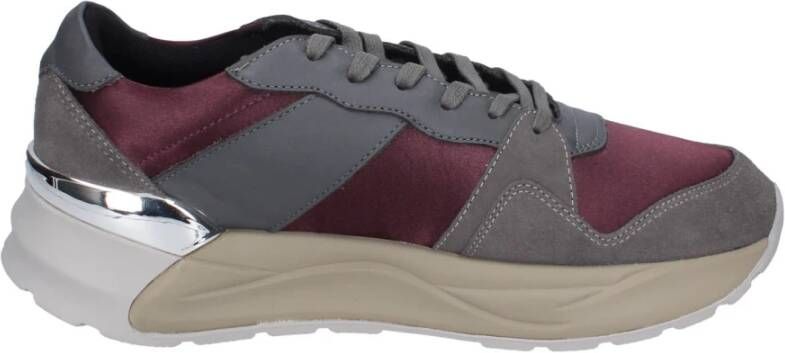 Liu Jo Leren Heren Sneakers Gray Heren