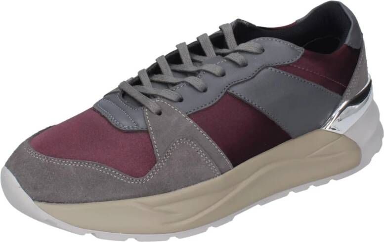 Liu Jo Leren Heren Sneakers Gray Heren