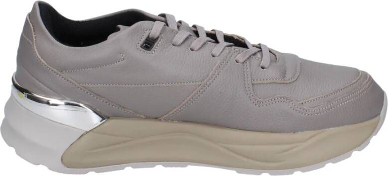 Liu Jo Leren Heren Sneakers Gray Heren