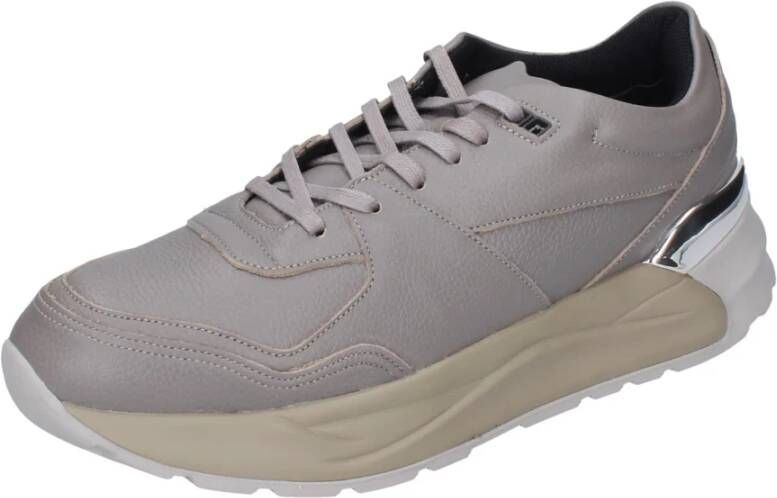 Liu Jo Leren Heren Sneakers Gray Heren