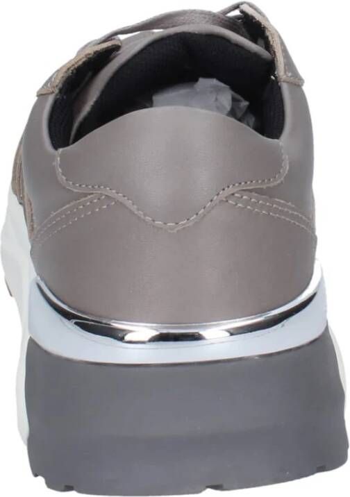 Liu Jo Leren Heren Sneakers Gray Heren