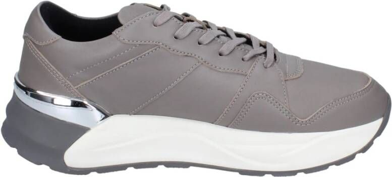 Liu Jo Leren Heren Sneakers Gray Heren